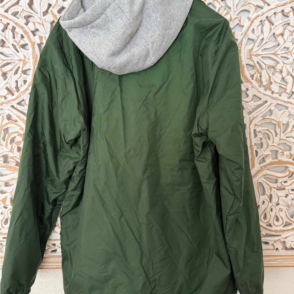 Vans Olive Green Hooded Windbreaker Jacket - Picture 2 of 4
